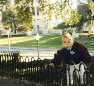 Alexander atop the Grassy Knoll