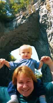 Alexander and Mommy at Natural Bridge