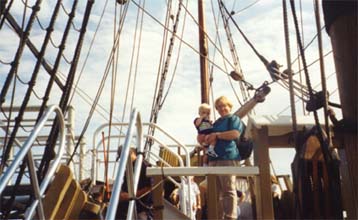 Aboard the Mayflower II