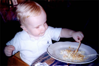 Alexander gets his first taste of Creole cooking