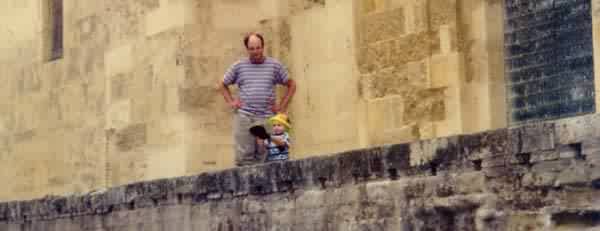 On the wall of the Mezquita