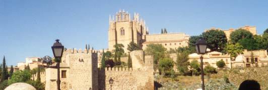 skyline of Toledo, Spain