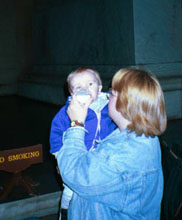 Alexander at the Lincoln Memorial